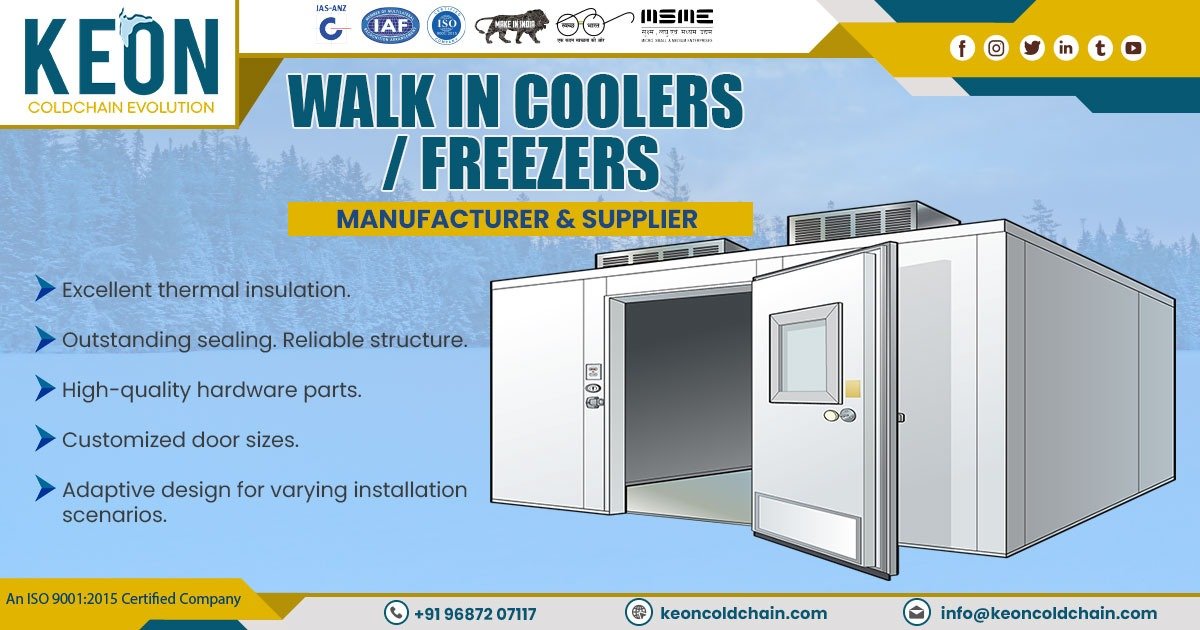 Walk In Coolers and Freezers Supplier in Gujarat