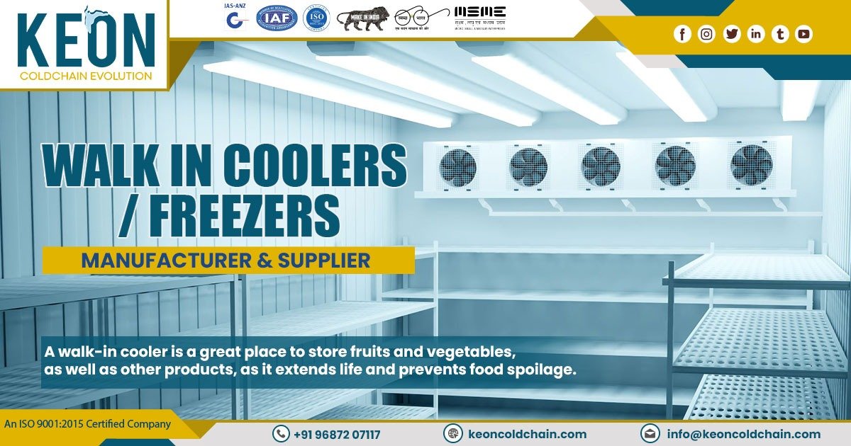 Supplier of Walk-in Coolers in Maharashtra